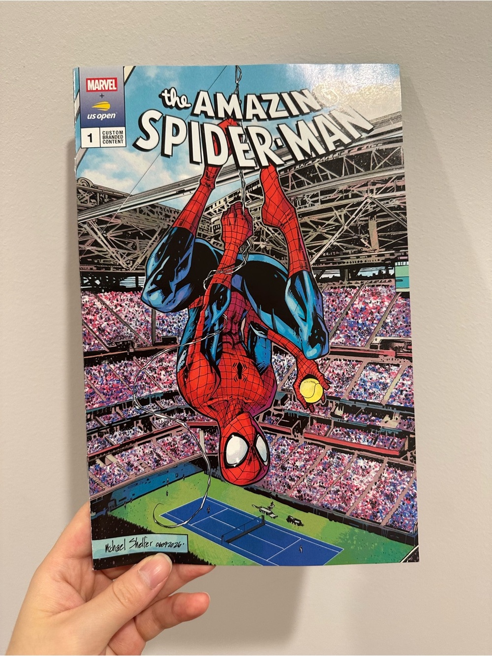 US Open Marvel The Amazing Spider-Man Comic Book - Book 1